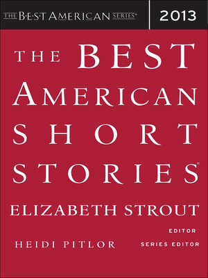 cover image of The Best American Short Stories 2013